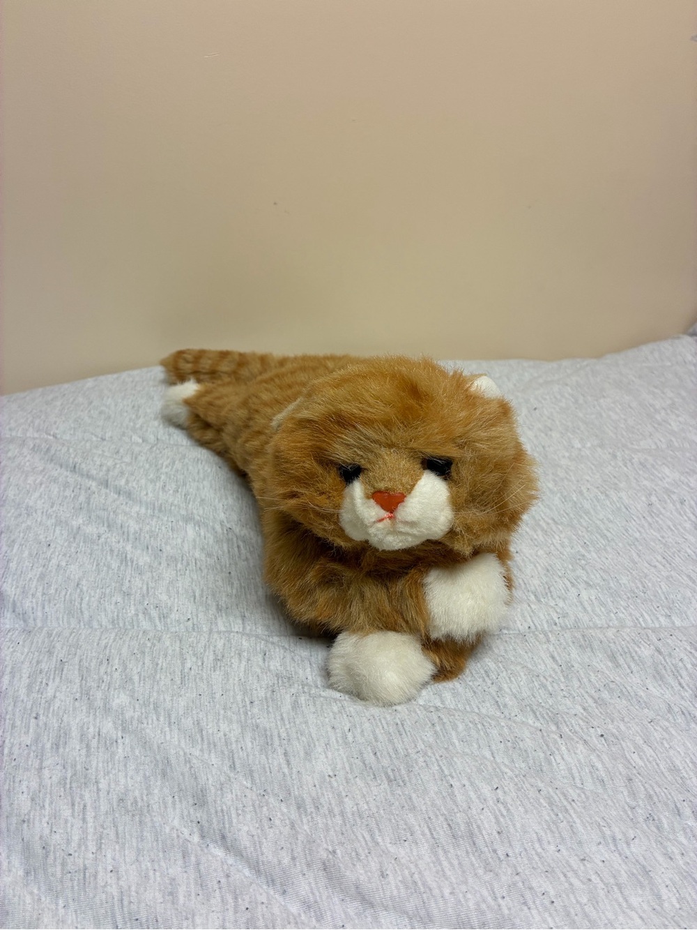 TY INC. Vintage Classic Plush Orange Cat - 18"